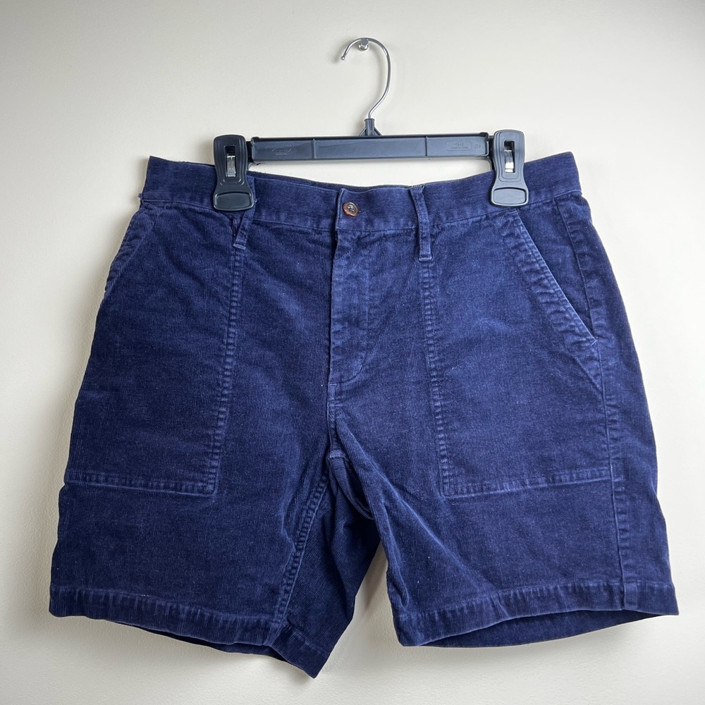 Taylor Stitch Corduroy Shorts Blue 32